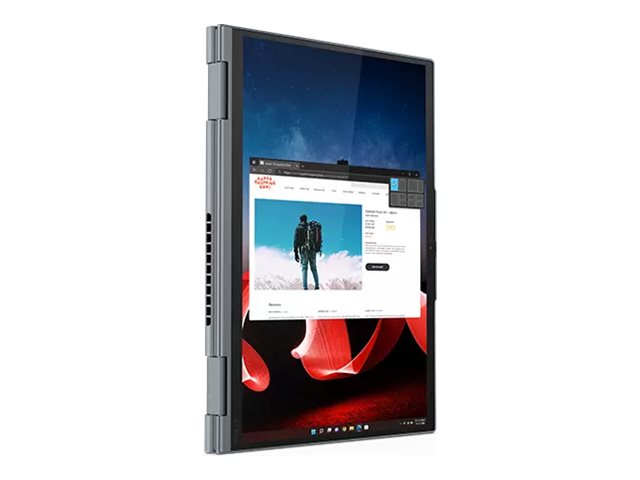 Lenovo ThinkPad X1 Yoga Gen 8 21HQ - Conception inclinable - Intel Core i5 - 1335U / jusqu'à 4.6 GHz - Evo - Win 11 Pro - Carte graphique Intel Iris Xe - 16 Go RAM - 512 Go SSD TCG Opal Encryption 2, NVMe, Performance - 14" IPS écran tactile 1920 x 1200 - NFC, Wi-Fi 6E - 4G LTE - gris orage - clavier : Français - avec 3 ans de support Lenovo Premier - 21HQ004JFR - Ordinateurs portables