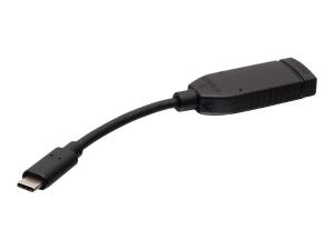 C2G USB C to HDMI Adapter - USB C to HDMI Dongle - 4K 60Hz - M/M - Adaptateur vidéo - 24 pin USB-C mâle pour HDMI femelle - 16.4 cm - noir - support pour 4K60Hz - C2G30035 - Câbles vidéo