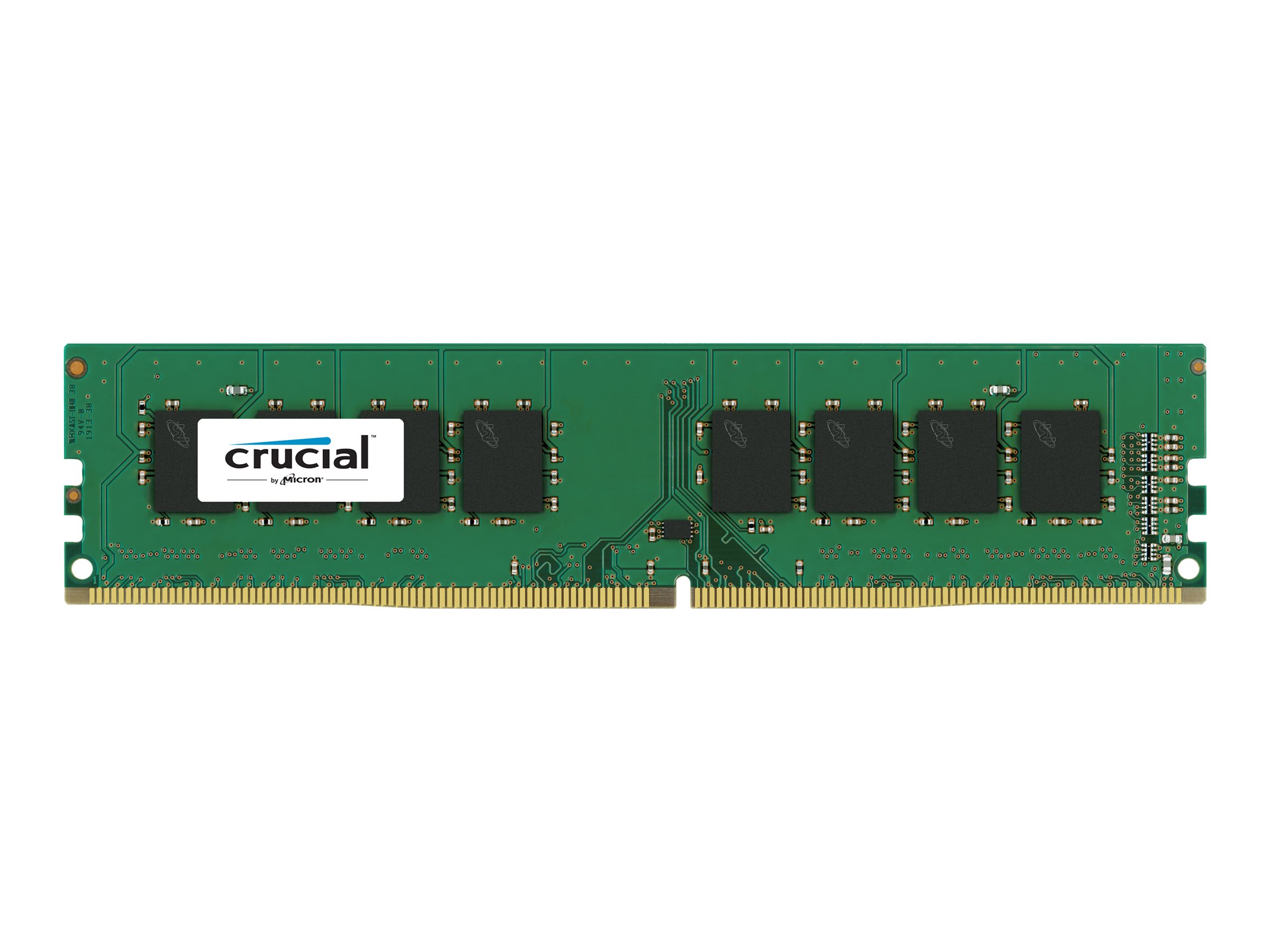 Crucial - DDR4 - module - 4 Go - DIMM 288 broches - 2400 MHz / PC4-19200 - CL17 - 1.2 V - mémoire sans tampon - non ECC - CT4G4DFS824A - DDR4
