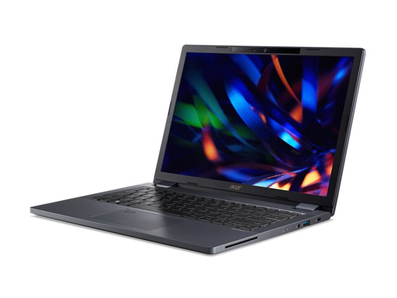 Acer TravelMate P4 13 TMP413-51-TCO - Intel Core i7 - 1355U / jusqu'à 5 GHz - Win 11 Pro - Carte graphique Intel Iris Xe - 16 Go RAM - 512 Go SSD - 13.3" IPS 1920 x 1200 - Wi-Fi 6E - bleu ardoise - clavier : Français - NX.B54EF.002 - Ordinateurs portables