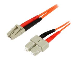 StarTech.com 2m Fiber Optic Cable - Multimode Duplex 62.5/125 - LSZH - LC/SC - OM1 - LC to SC Fiber Patch Cable (FIBLCSC2) - Câble réseau - LC multi-mode (M) pour SC multi-mode (M) - 2 m - fibre optique - duplex - 62,5 / 125 microns - FIBLCSC2 - Câblesenfibres