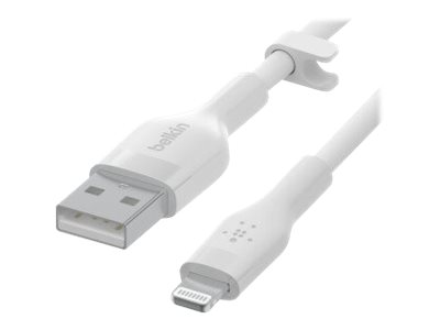 Belkin BOOST CHARGE - Câble Lightning - USB mâle pour Lightning mâle - 1 m - blanc - CAA008BT1MWH - Accessoires pour systèmes audio domestiques