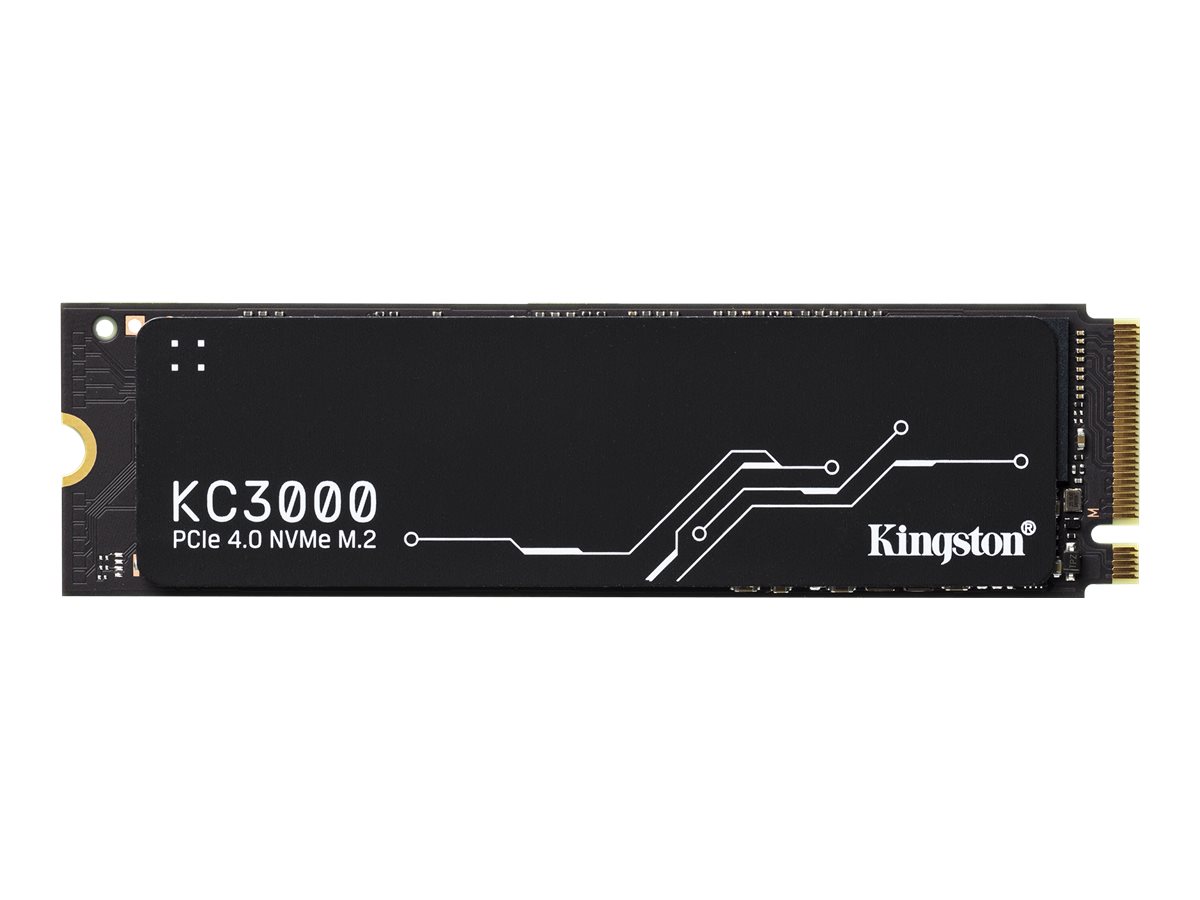 Kingston KC3000 - SSD - 2048 Go - interne - M.2 2280 - PCIe 4.0 (NVMe) - pour Intel Next Unit of Computing 12 Pro Kit - NUC12WSKi5 - SKC3000D/2048G - Disques SSD