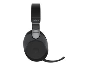 Jabra Evolve2 85 UC Stereo - Micro-casque - circum-aural - Bluetooth - sans fil, filaire - Suppresseur de bruit actif - jack 3,5mm - isolation acoustique - noir - 28599-989-899 - Écouteurs