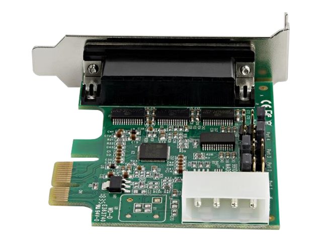 StarTech.com Carte série PCI Express RS232 à 4 ports - Adaptateur - Adaptateur série - PCIe profil bas - RS-232 x 4 - PEX4S953LP - Adaptateurs réseau filaires