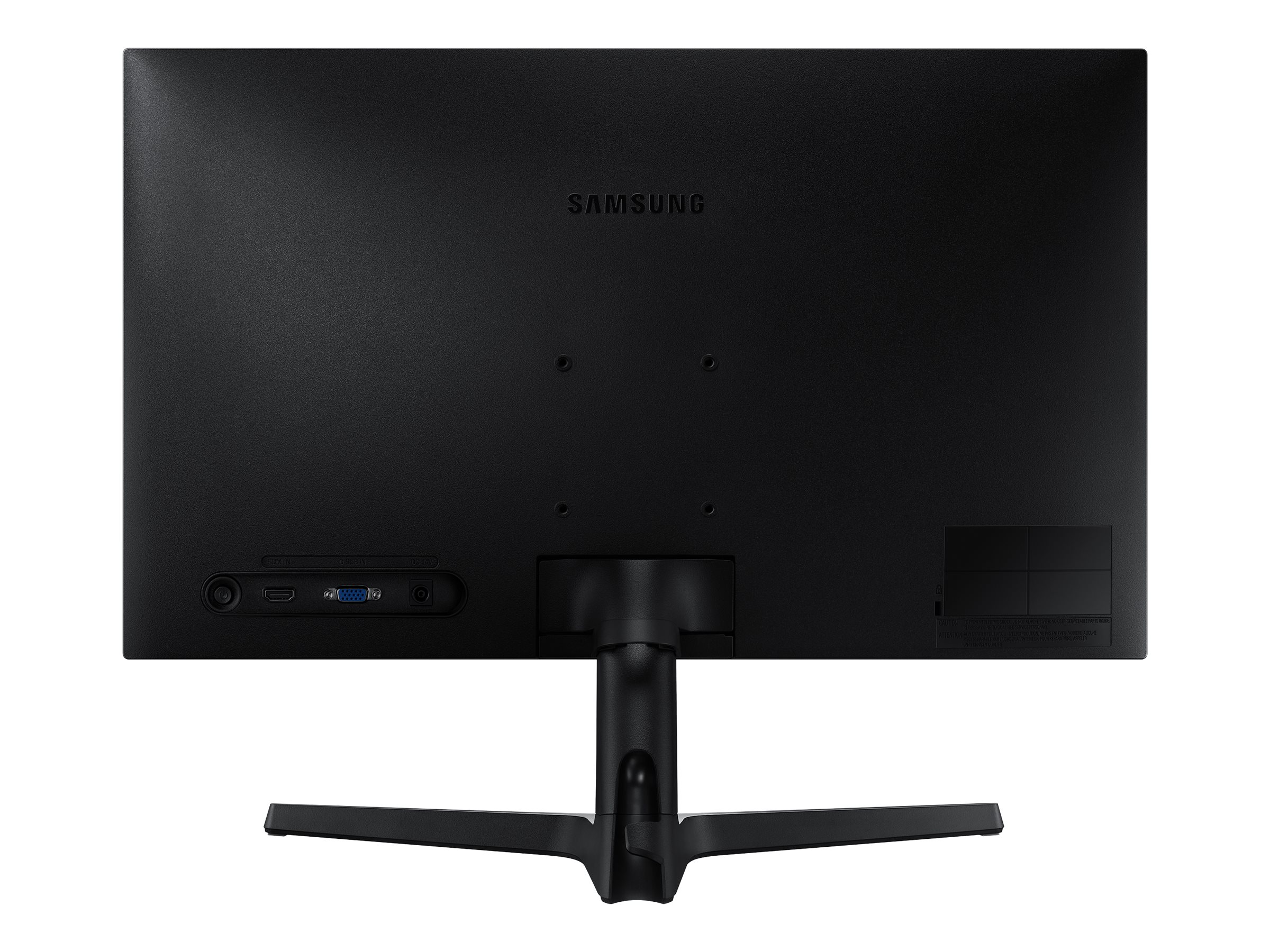 Samsung S22R350FHU - SR35 Series - écran LED - 22" (21.5" visualisable) - 1920 x 1080 Full HD (1080p) @ 75 Hz - IPS - 250 cd/m² - 1000:1 - 5 ms - HDMI, VGA - gris foncé/bleu - LS22R350FHUXEN - Écrans d'ordinateur
