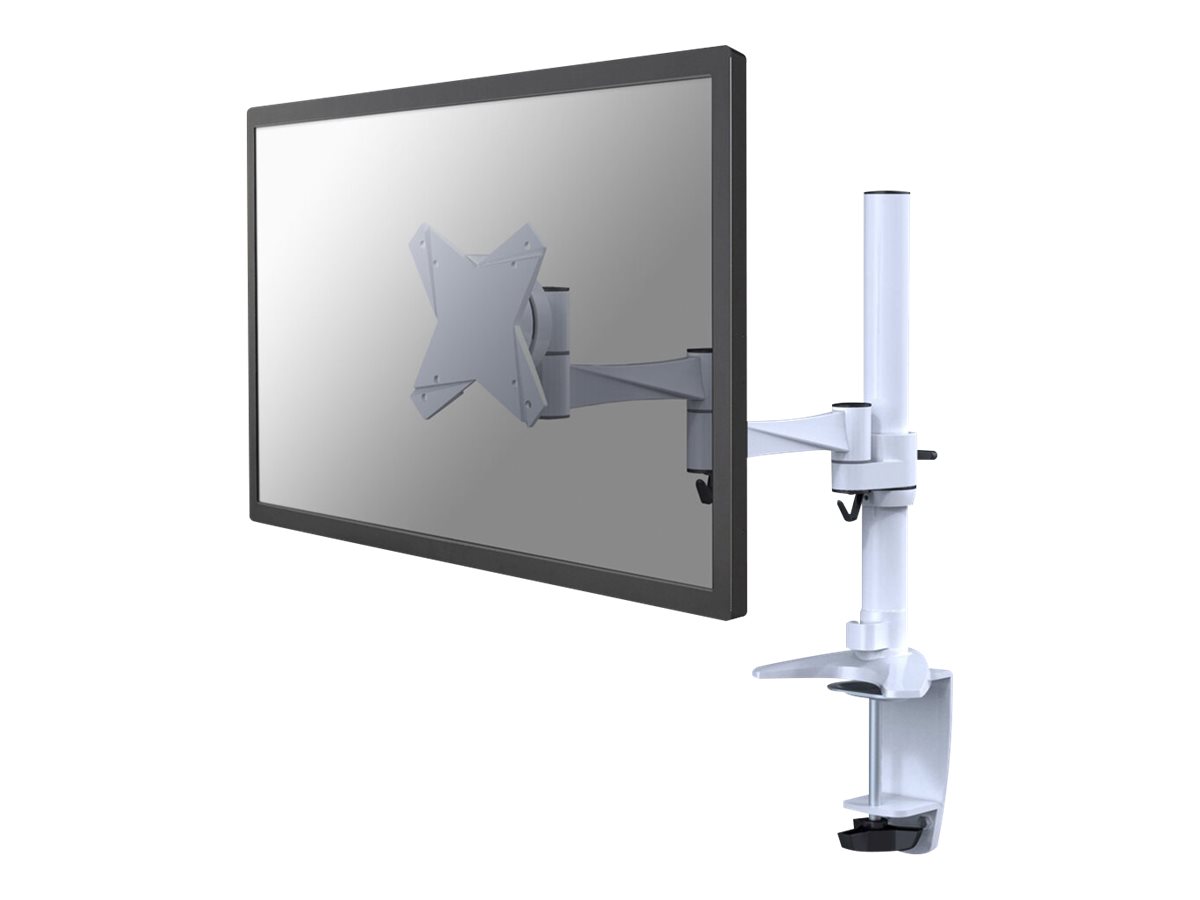 Neomounts FPMA-D1330 - Kit de montage - pleine action - pour Écran LCD - blanc - Taille d'écran : 10"-30" - pinces montables, oeillet, montrable sur bureau - FPMA-D1330WHITE - Accessoires pour écran