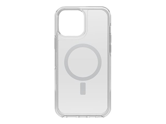 OtterBox Symmetry Series+ - Coque de protection pour téléphone portable - avec MagSafe - compatibilité avec MagSafe - polycarbonate, caoutchouc synthétique - clair - pour Apple iPhone 13 Pro Max - 77-84805 - Coques et étuis pour téléphone portable