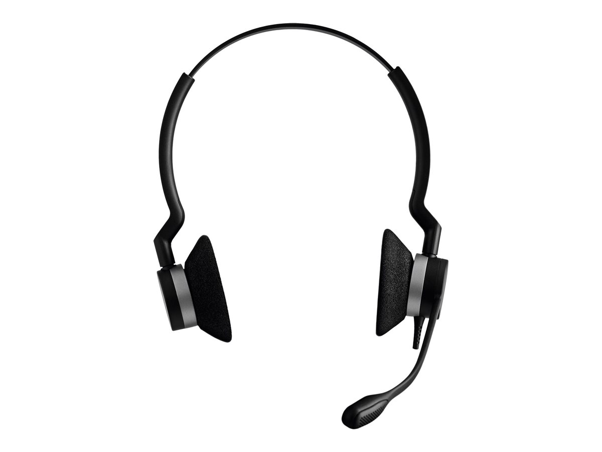 Jabra BIZ 2300 MS QD Duo - Micro-casque - sur-oreille - filaire - Quick Disconnect - 2389-820-109 - Écouteurs