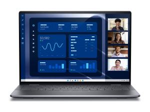 Dell Latitude 9450 2-in-1 - Conception inclinable - Intel Core Ultra 7 - 165U / jusqu'à 4.9 GHz - Evo vPro - Win 11 Pro - Intel Graphics - 16 Go RAM - 512 Go SSD NVMe, TLC, Class 35 - 14" IPS écran tactile 2560 x 1600 (QHD+) - Wi-Fi 7 - graphite - BTP - avec 3 ans de base sur site - WRNMC - Ordinateurs portables