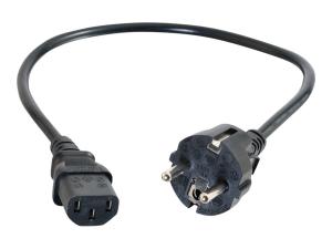 C2G Universal Power Cord - Câble d'alimentation - power IEC 60320 C13 pour NEMA 5-15 (M) - 5 m - moulé - 88546 - Câbles d'alimentation