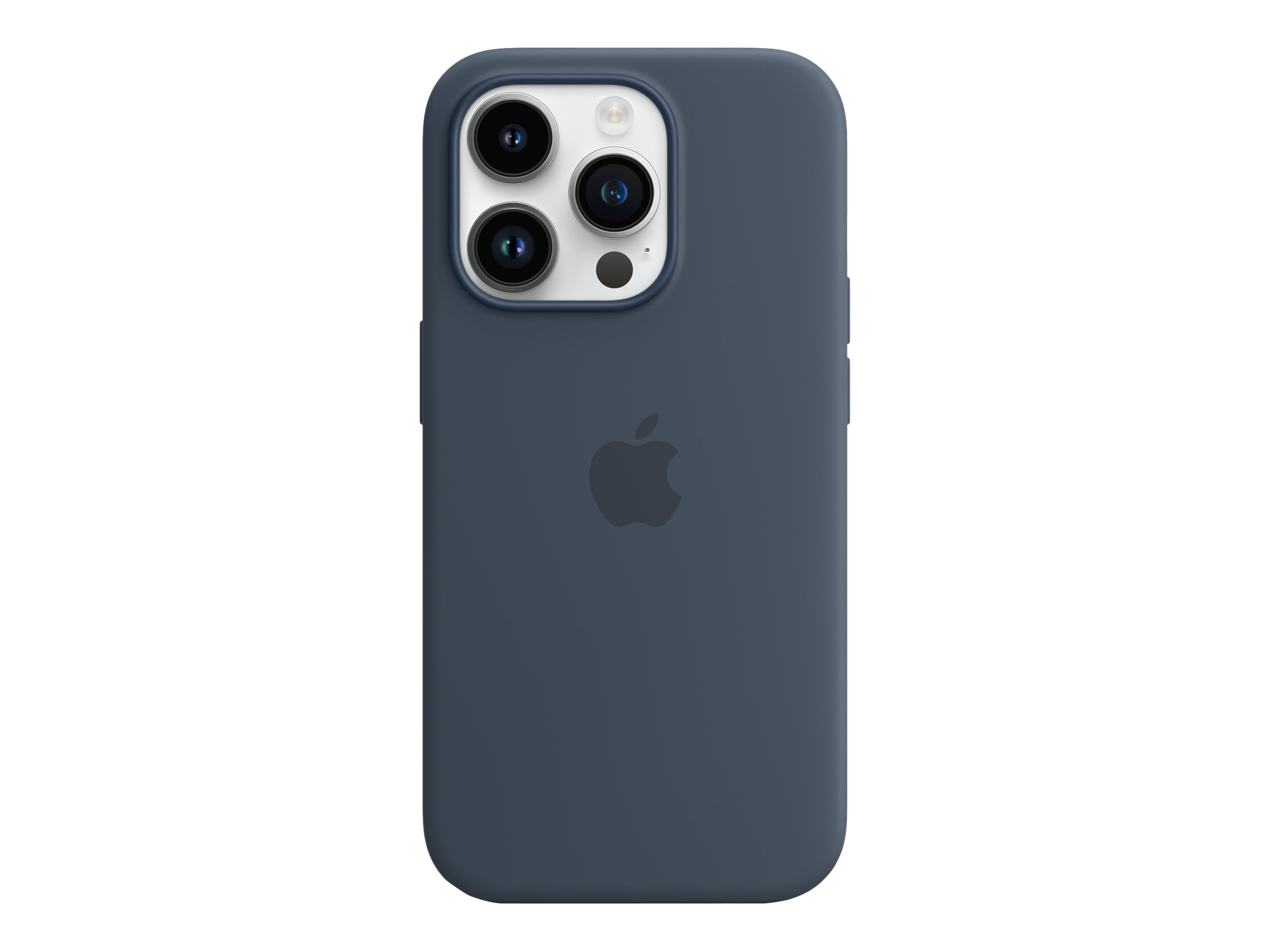 Apple - Coque de protection pour téléphone portable - avec MagSafe - silicone - bleu tempête - pour iPhone 14 Pro - MPTF3ZM/A - Coques et étuis pour téléphone portable