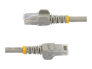 StarTech.com Câble réseau Cat6 Gigabit UTP sans crochet de 50cm - Cordon Ethernet RJ45 anti-accroc - Câble patch Mâle / Mâle - Gris - Cordon de raccordement - RJ-45 (M) pour RJ-45 (M) - 50 cm - UTP - CAT 6 - sans crochet - gris - N6PATC50CMGR - Câbles à paire torsadée