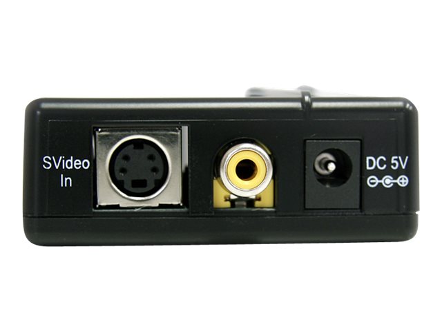 StarTech.com Convertisseur composite et S-vidéo vers HDMI avec audio - Convertisseur vidéo - vidéo composite, S-video - HDMI - noir - VID2HDCON - Convertisseurs vidéo