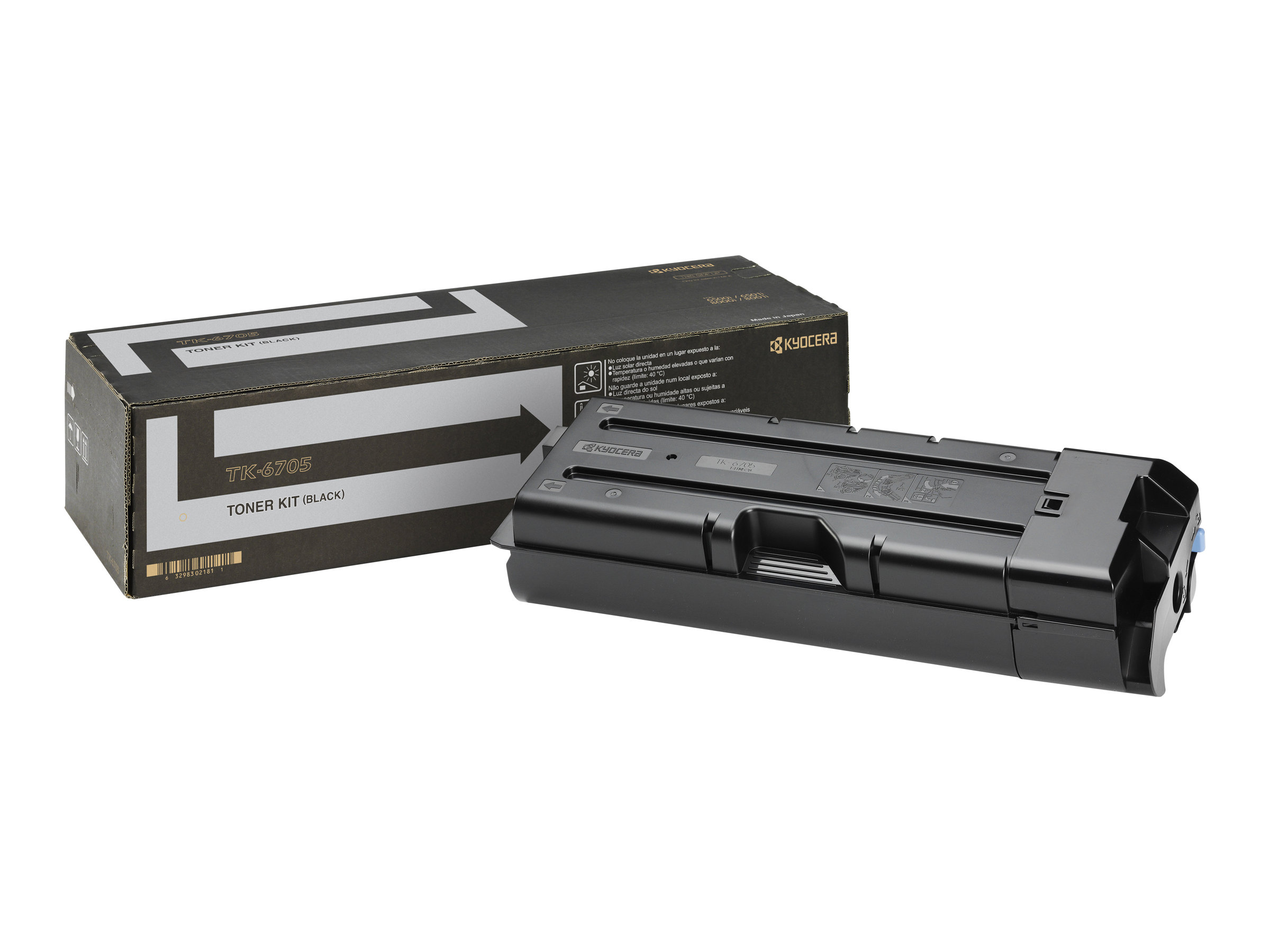 Kyocera TK 6705 - Noir - original - cartouche de toner - pour TASKalfa 6500i, 8000i, 8001i - 1T02LF0NL0 - Cartouches de toner
