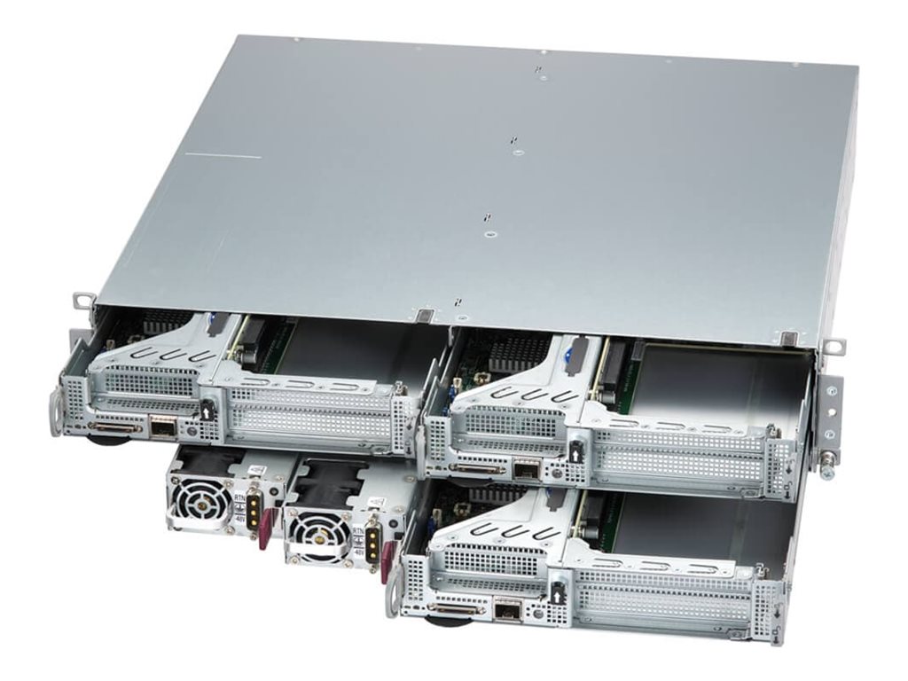 Supermicro IoT SuperServer 211SE-31DS - Serveur - Montable sur rack - 2U - 1 voie - pas de processeur jusqu'à - RAM 0 Go - aucun disque dur - Gigabit Ethernet - Aucun SE fourni - moniteur : aucun - argent - SYS-211SE-31DS - Serveurs rack