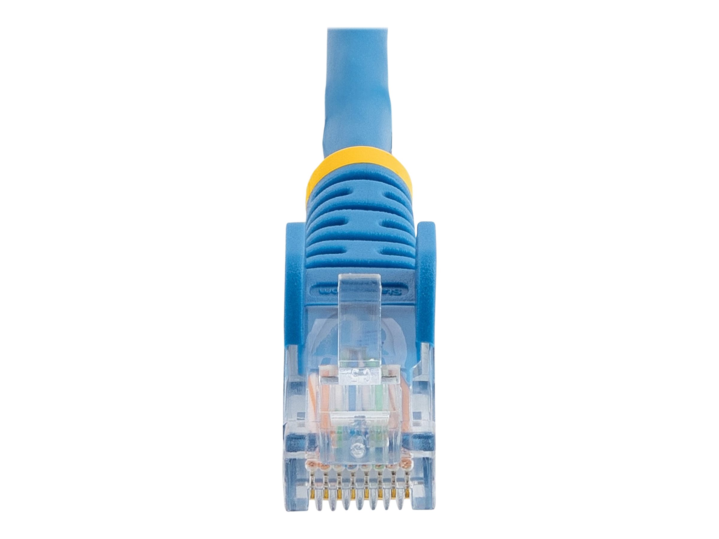 StarTech.com Câble réseau Cat5e UTP sans crochet - 50 cm Bleu - Cordon Ethernet RJ45 anti-accroc - Câble patch - Cordon de raccordement - RJ-45 (M) pour RJ-45 (M) - 50 cm - UTP - CAT 5e - sans crochet, bloqué - bleu - 45PAT50CMBL - Câbles à paire torsadée