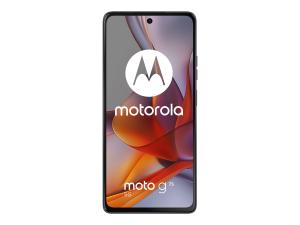 Motorola Moto G75 - Business Edition - 5G smartphone - double SIM - RAM 8 Go / Mémoire interne 256 Go - microSD slot - Écran LCD - 6.78" - 2388 x 1080 pixels (120 Hz) - 3 x caméras arrière 50 MP, 8 MP - front camera 16 MP - gris charbon - PB3Y0041SE - Smartphones 5G