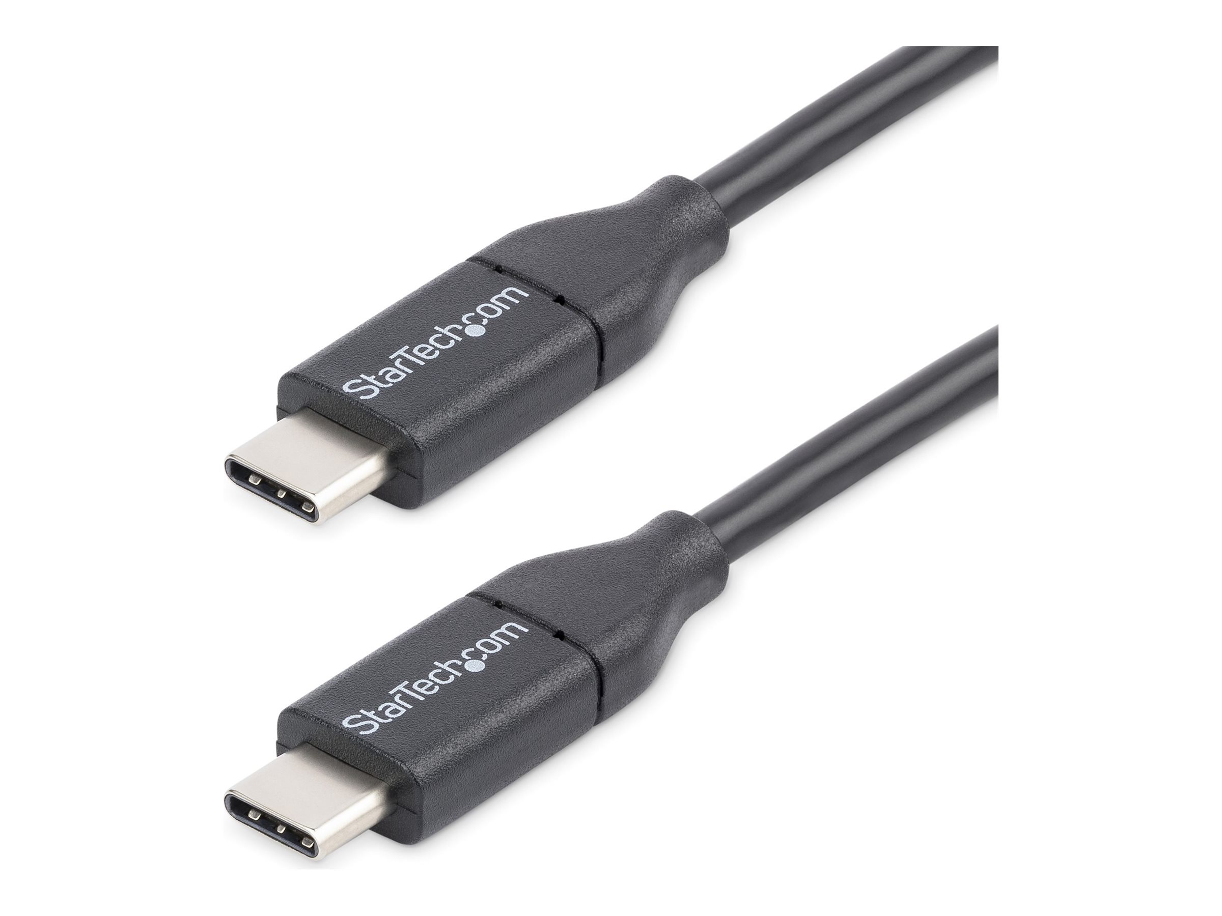 StarTech.com Câble USB-C de 50 cm - Cordon USB C vers USB C - Câble de charge USB Type-C - M/M - USB 2.0 - Câble USB - 24 pin USB-C (M) pour 24 pin USB-C (M) - USB 2.0 - 50 cm - noir - pour P/N: DKT30CHD - USB2CC50CM - Câbles USB