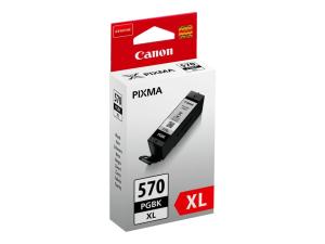 Canon PGI-570PGBK XL - 22 ml - à rendement élevé - noir - original - réservoir d'encre - pour PIXMA MG5751, MG5752, MG5753, MG6851, MG6852, MG6853, MG7750, MG7751, MG7752, MG7753 - 0318C001 - Cartouches d'encre Canon