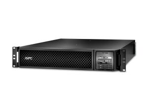 APC Smart-UPS SRT 3000VA RM - Onduleur (montable sur rack / externe) - CA 220/230/240 V - 2700 Watt - 3000 VA - Acide de plomb - RS-232, USB - connecteurs de sortie : 10 - 2U - noir - avec carte de gestion de réseau APC UPS AP9641 - pour P/N: AR4018SPX432, AR4024SP, AR4024SPX429, AR4024SPX431, AR4024SPX432, NBWL0356A - SRT3000RMXLI-NC - UPS montables sur rack