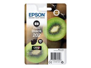 Epson 202 - 4.1 ml - photo noire - original - blister - cartouche d'encre - pour Expression Premium XP-6000, XP-6005, XP-6100, XP-6105 - C13T02F14010 - Cartouches d'encre Epson