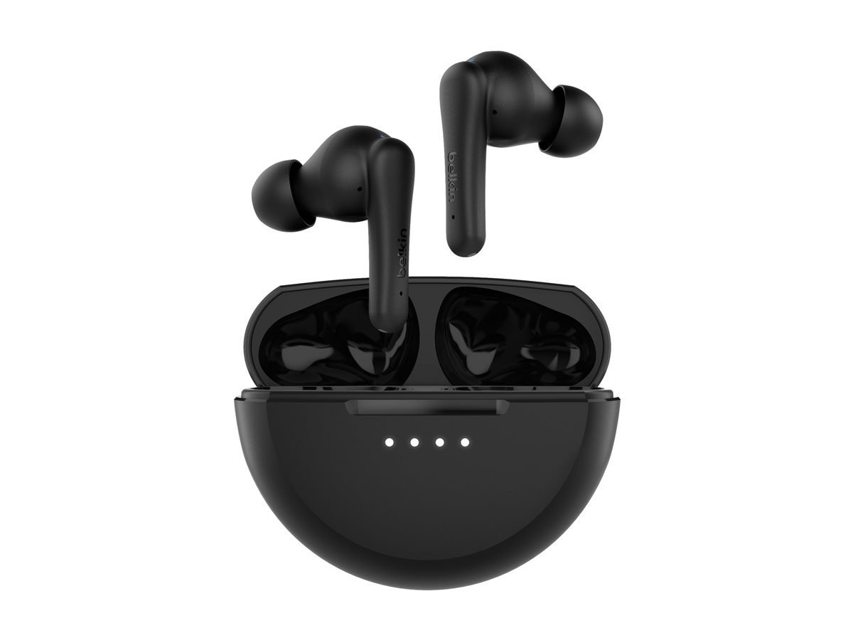 Belkin SoundForm Rhythm - Écouteurs sans fil avec micro - intra-auriculaire - Bluetooth - noir - AUC012BTBK - Écouteurs