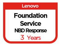 Lenovo Foundation Service - Contrat de maintenance prolongé - pièces et main d'oeuvre - 3 années - sur site - heures d'ouverture/5 jours par semaine - temps de réponse : NBD - 5WS7B06210 - Options de service informatique