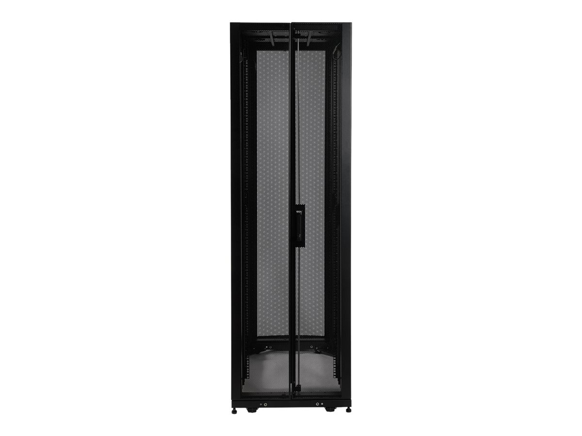 Tripp Lite 42U Rack Enclosure Server Cabinet Doors No Sides 3000lb Capacity - Rack armoire - noir - 42U - 19" - SR42UBEXP - Accessoires pour serveur