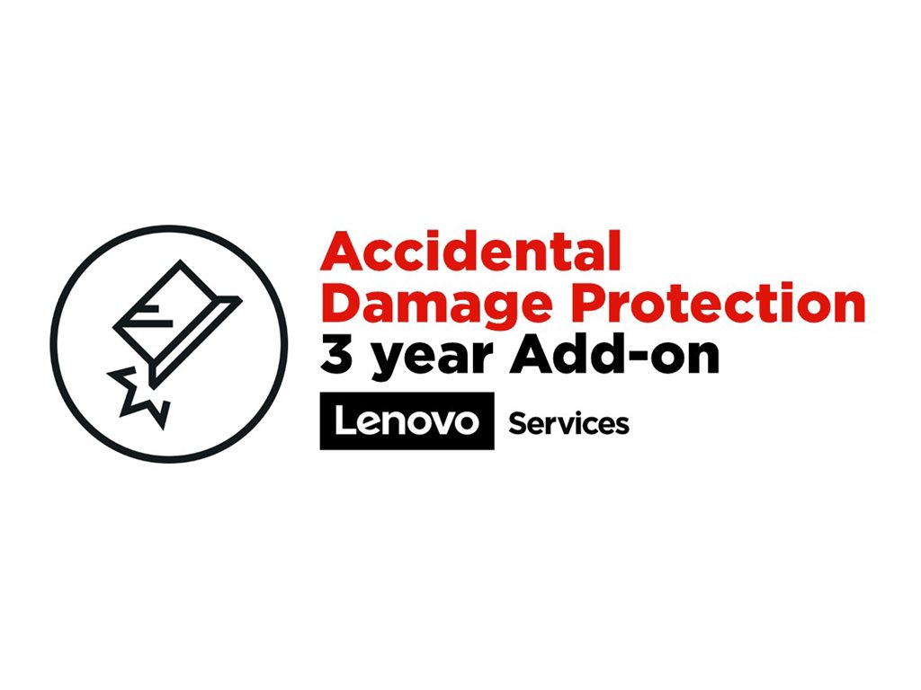 Lenovo Accidental Damage Protection - Couverture des dommages accidentels - 3 années - pour ThinkCentre neo 30a 22; 30a 24; 30a 27; ThinkSmart Hub 500; V50a-22IMB AIO; V540-24IWL AIO - 5PS0K26204 - Options de service informatique