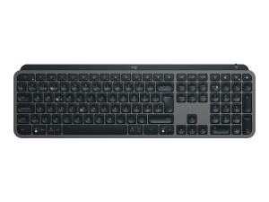 Logitech MX Keys S - Clavier - rétroéclairé - sans fil - Bluetooth LE - AZERTY - Français - commutateur : commutateurs à clé à ciseaux - graphite - 920-011568 - Claviers