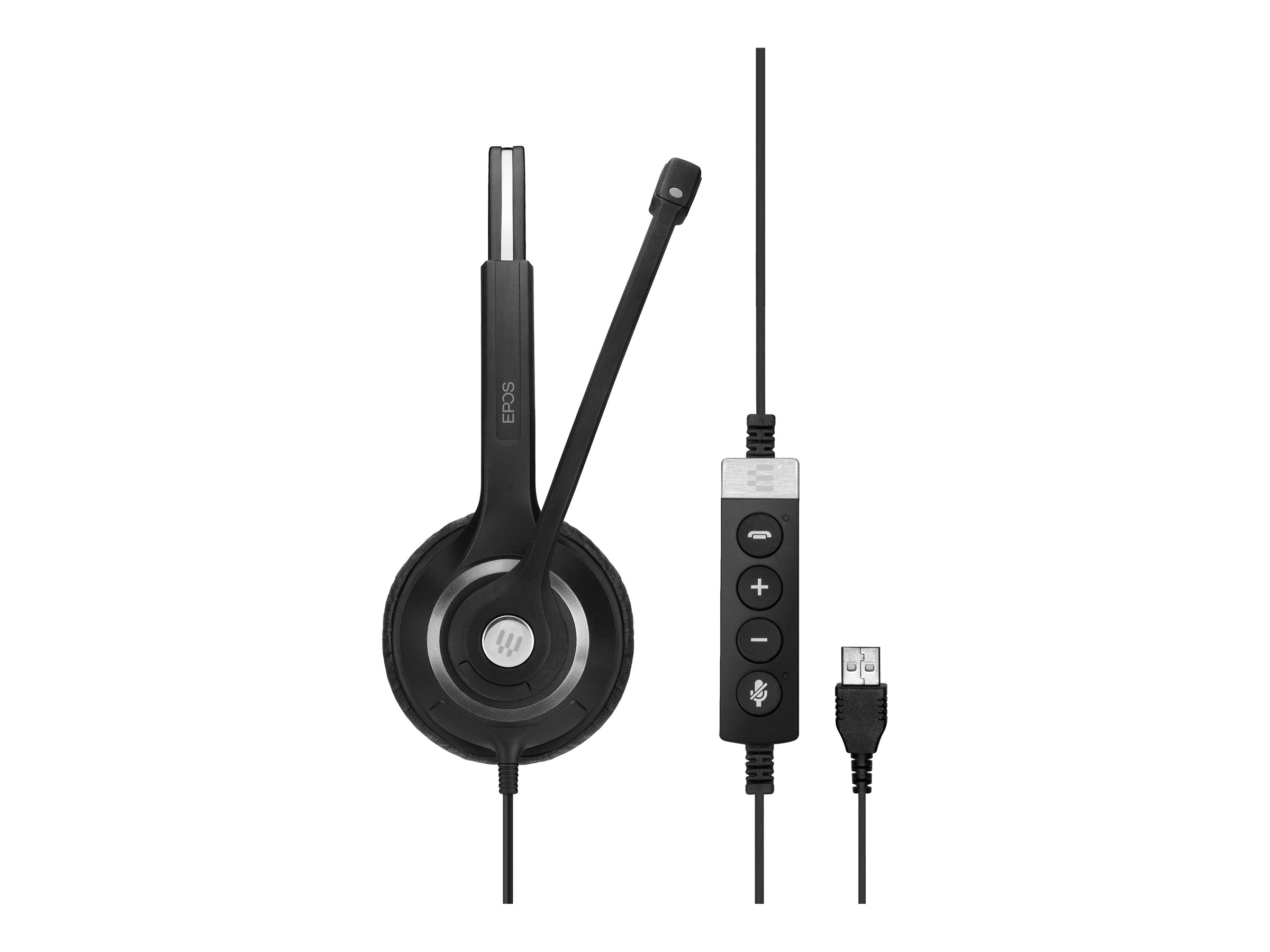 EPOS IMPACT SC 260 USB MS II - Micro-casque - sur-oreille - filaire - noir - 1000579 - Écouteurs