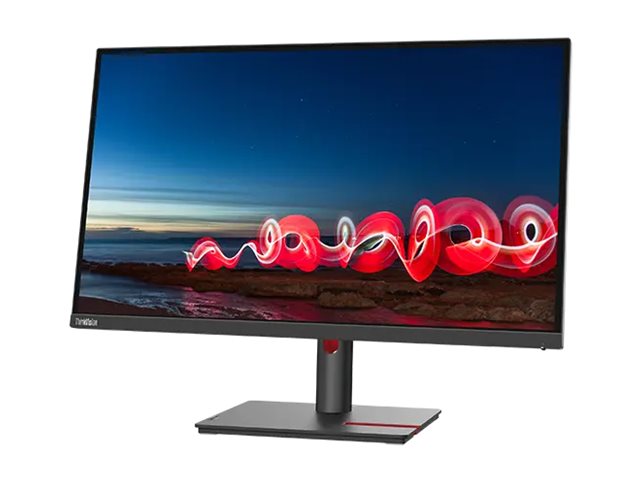 Lenovo ThinkVision T27i-30 - Écran LED - 27" - 1920 x 1080 Full HD (1080p) @ 60 Hz - IPS - 300 cd/m² - 1000:1 - 4 ms - HDMI, VGA, DisplayPort - noir - 63A4MAT1EU - Écrans d'ordinateur