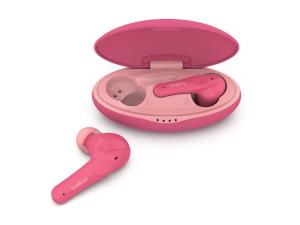 Belkin SoundForm Nano for Kids - Écouteurs sans fil avec micro - intra-auriculaire - Bluetooth - rose - PAC003BTPK - Écouteurs