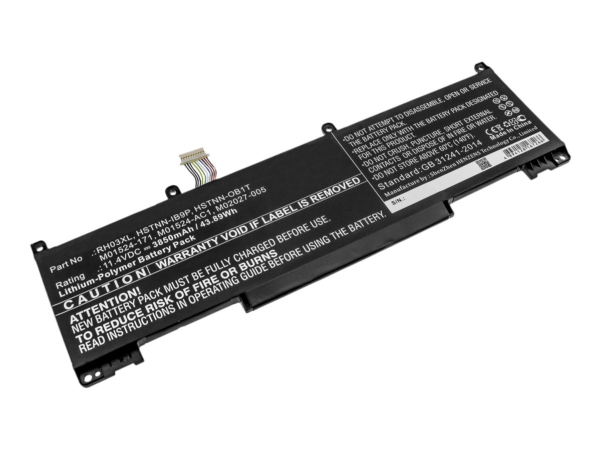 DLH - Batterie de portable (équivalent à : HP RH03XL, HP HSTNN-IB9P, HP HSTNN-OB1T, HP M01524-171, HP M01524-2C2, HP M01524-541, HP M01524-AC1, HP M02027-005, HP TPN-DB0B) - lithium-polymère - 3950 mAh - 45 Wh - pour HP EliteBook 630 G10, 64X G10, 65X G10; ProBook 440 G10, 45X G10, 45X G9, 640 G8, 650 G8 - HERD4668-B044Y2 - Batteries spécifiques