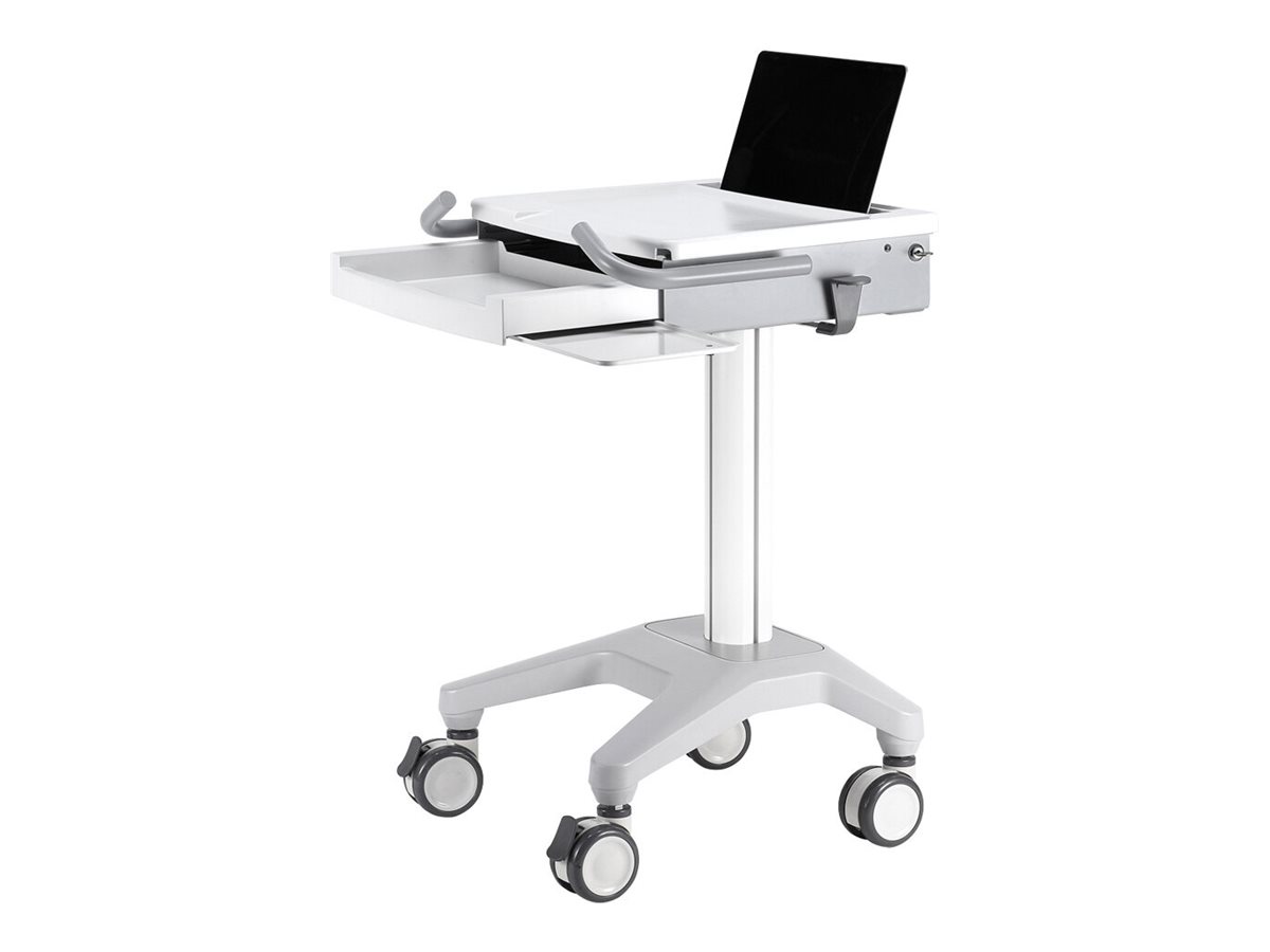 Neomounts MED-M200 - Chariot - pour Ordinateur portable / clavier / souris - médical - blanc - Taille d'écran : 10"-17" - MED-M200 - Accessoires pour ordinateur portable et tablette