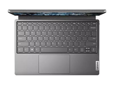 Lenovo IdeaPad Duet 5 12IAU7 82TQ - Tablette - avec clavier détachable - Intel Core i5 - 1235U / jusqu'à 4.4 GHz - Win 11 Home - Carte graphique Intel Iris Xe - 8 Go RAM - 256 Go SSD NVMe - 12.4" LTPS écran tactile 2560 x 1600 (2,5 K) - Wi-Fi 6E - gris orage - clavier : Français - 82TQ0067FR - Ordinateurs portables