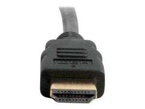C2G 5ft 4K HDMI Cable with Ethernet - High Speed HDMI Cable - M/M - Câble HDMI avec Ethernet - HDMI mâle pour HDMI mâle - 1.52 m - blindé - noir - 50609 - Accessoires pour systèmes audio domestiques