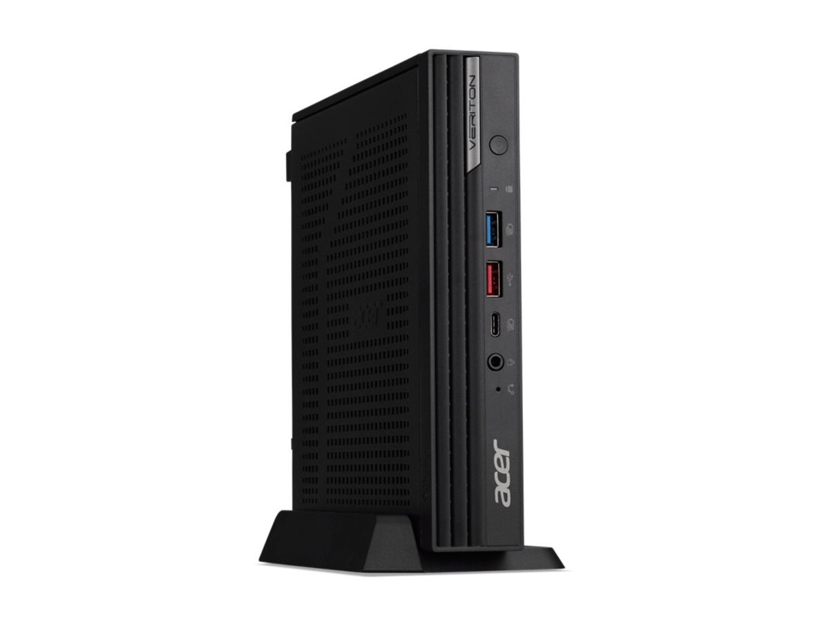 Acer Veriton N4 VN4710GT - Mini PC Core i7 13700T / jusqu'à 4.9 GHz - RAM 8 Go - SSD 512 Go - UHD Graphics 770 - IEEE 802.11ax (Wi-Fi 6E), Bluetooth, Gigabit Ethernet - Win 11 Pro - moniteur : aucun - DT.VXVEF.005 - Ordinateurs de bureau