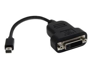 StarTech.com Adaptateur Vidéo Mini DisplayPort vers DVI Single Link - Convertisseur Mini DP vers DVI (MDP2DVIS) - Adaptateur DVI - liaison double - Mini DisplayPort (M) pour DVI-D (F) - 20 cm - noir - MDP2DVIS - Câbles pour périphérique