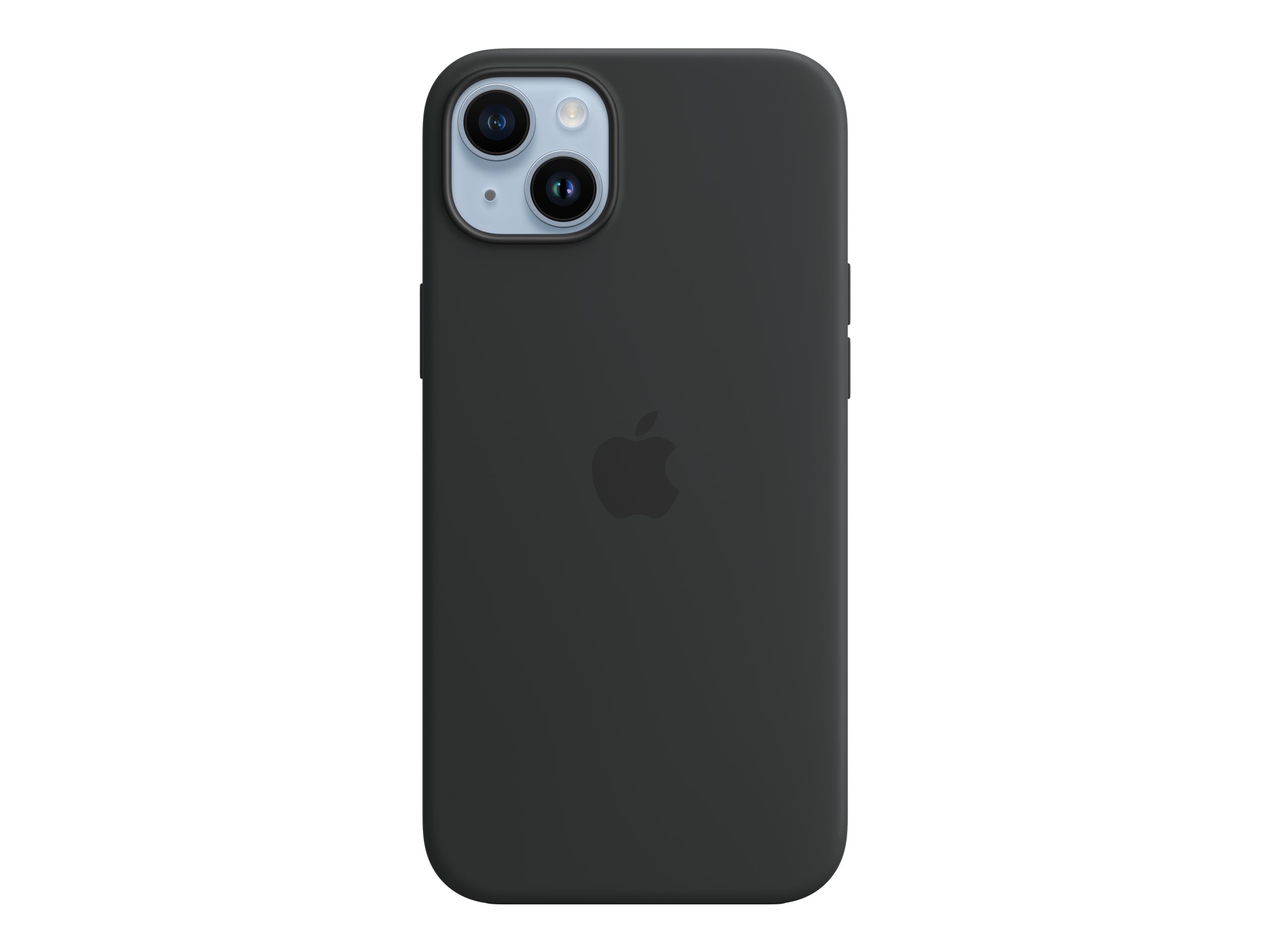 Apple - Coque de protection pour téléphone portable - compatibilité avec MagSafe - silicone - noir minuit - pour iPhone 14 Plus - MPT33ZM/A - Coques et étuis pour téléphone portable