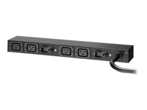 PDU en rack de base APC AP6032A - Unité de distribution secteur (rack-montable) - CA 200-240 V - entrée : IEC 60309 32A - connecteurs de sortie : 4 (IEC 60320 C19 16A) - 3.65 m cordon - pour P/N: AR3103SP, AR3106SP, SRT1000RMXLI, SRT1000RMXLI-NC, SRT10RMXLIX806, SRT5KRMXLW-TW - AP6032A - Parasurtenseurs et PDU