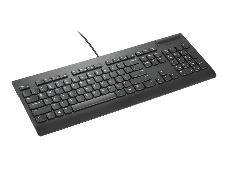 Lenovo Smartcard Wired Keyboard II - Clavier - USB - Français - noir - OEM - CRU - 4Y41B69369 - Claviers