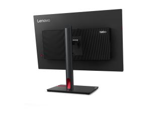 Lenovo ThinkVision 27 3D - Écran LED - 27" - 3840 x 2160 4K @ 60 Hz - IPS - 310 cd/m² - 1200:1 - HDR10 - 4 ms - HDMI, DisplayPort, USB-C - haut-parleurs - noir corbeau - 63F1UAT3EU - Écrans d'ordinateur