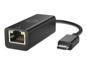 HP USB-C to RJ45 Adapter G2 - Adaptateur réseau - USB-C - Gigabit Ethernet x 1 - pour Victus by HP Laptop 15, 16; Laptop 14, 15, 17; Pavilion x360 Laptop; ProBook 11 G9 - 4Z527AA - Cartes réseau