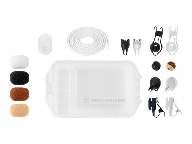 Sennheiser MZ 1 - Kit d'accessoires pour microphone - noir, blanc, brun, beige, transparent - pour MKE 1-4-1, 1-4-2, 1-4-M, 1-5-1, 1-5-2, 1-EW-M - 504060 - Accessoires pour écouteurs