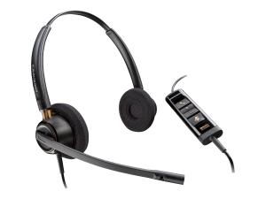 Poly EncorePro 320 - EncorePro 300 series - micro-casque - sur-oreille - filaire - USB-C - noir - Certifié pour Microsoft Teams - 767G0AA - Écouteurs