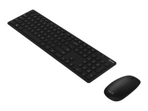 ASUS W5000 - Ensemble clavier et souris - sans fil - 2.4 GHz - Français - noir - 90XB0430-BKM2J0 - Claviers