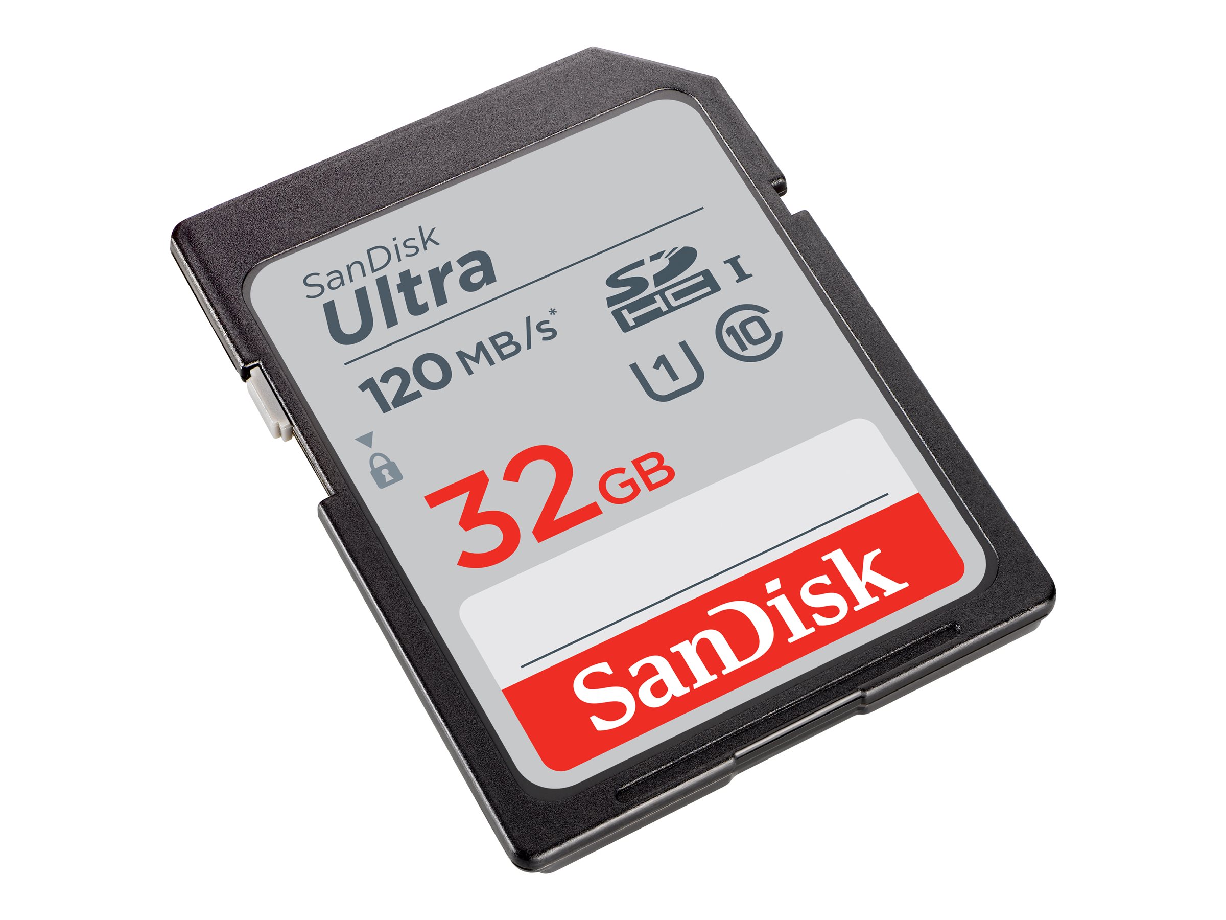 SanDisk Ultra - Carte mémoire flash - 32 Go - UHS-I U1 / Class10 - SDHC UHS-I - SDSDUN4-032G-GN6IN - Cartes flash