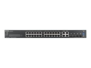 Zyxel GS2220-28 - Commutateur - Géré - 24 x 10/100/1000 + 4 x SFP Gigabit combiné - Montable sur rack - GS2220-28-EU0101F - Concentrateurs et commutateurs gigabit